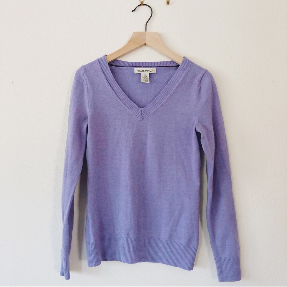 Banana Republic Lavender Sweater